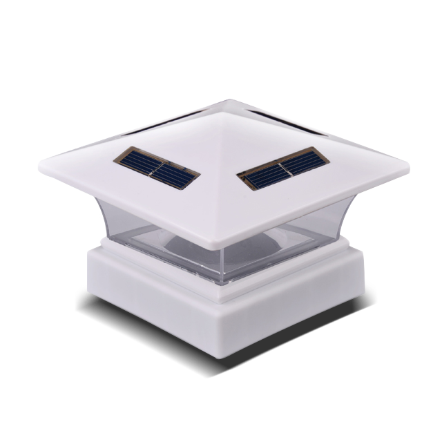 2211-F26-WH Valkoinen ilman johtoja Shed Light Aurinkosähköpostikorkkivalo