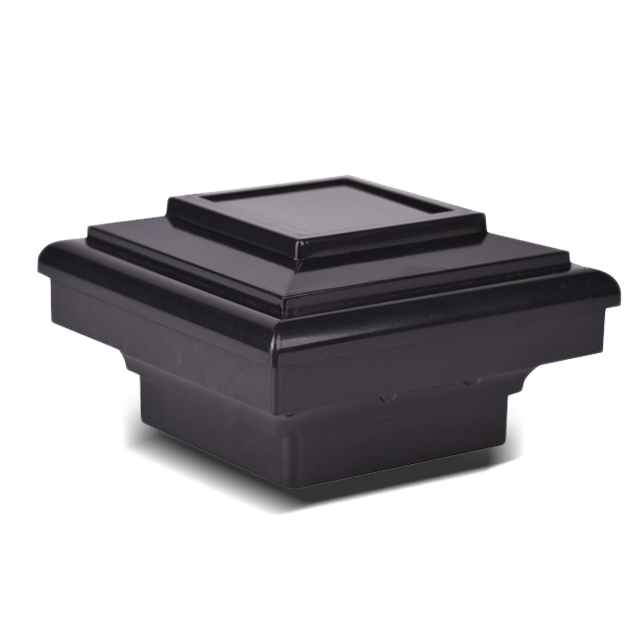 2211-F7 BL musta koristeellinen aurinkoneliöpilaripylväsvalo 2211-F7 BL musta koristeellinen aurinkoneliöpilaripylväsvalo