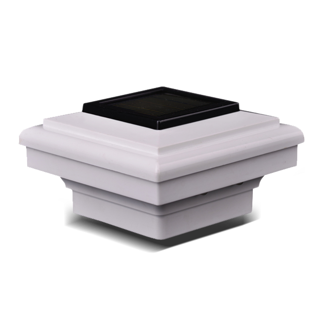 2211-F7 WH muovinen aitakansi tai patio Solar Garden Post Cap Light 2211-F7 WH muovinen aitakansi tai patio Solar Garden Post Cap Light