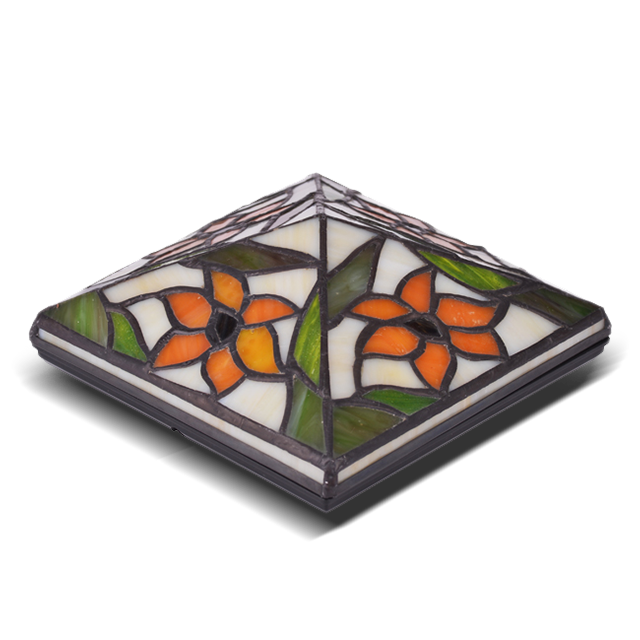 2211-TC1 Tiffany lasi ja muovi vedenpitävä postikorkki 2211-TC1 Tiffany lasi ja muovi vedenpitävä postikorkki